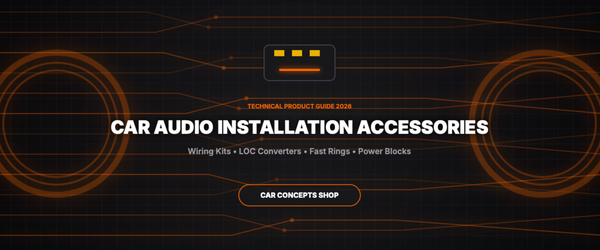 Car Audio Installation Accessories — The Parts That Make Your System Actually Work