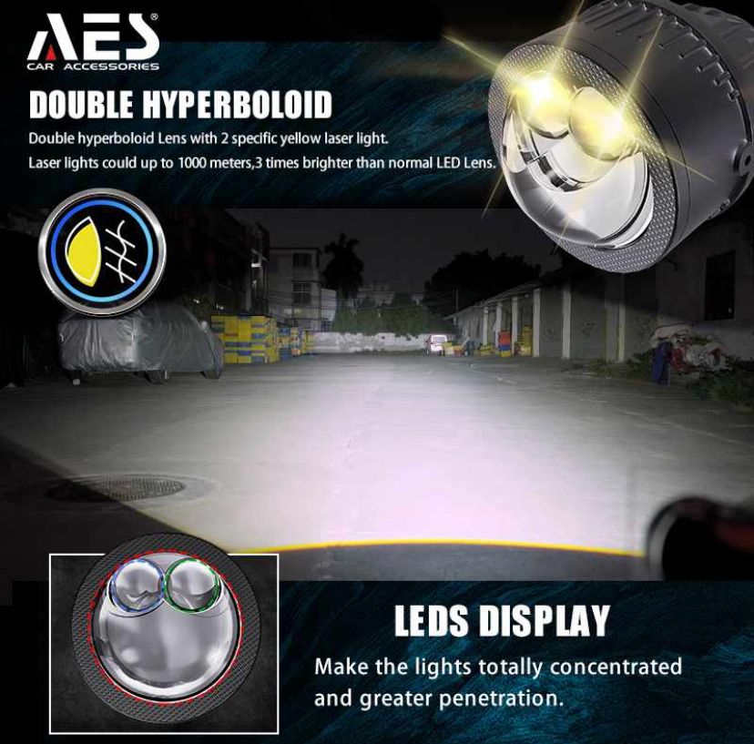 AES FX 3 Double Laser Bi-Led Fog Projector
