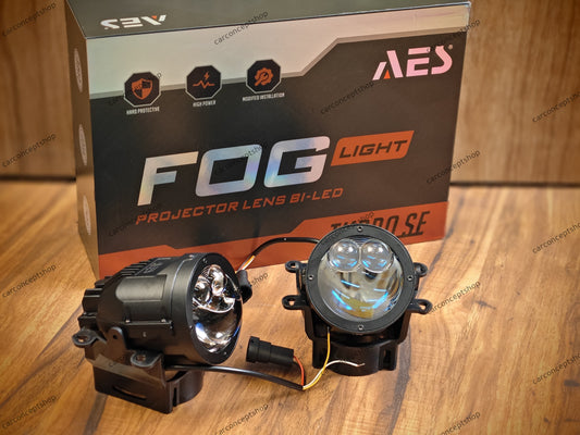 aes turbo se dual laser projector foglight 3 inch