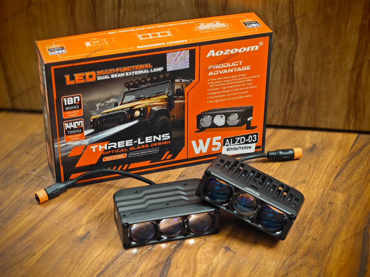 aozoom w5 white yellow