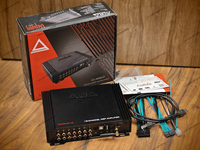 Aura Car Audio Venom 8.12 DSP Amplifier | 12 Channel DSP Processor With Built-in 10 Channel Class D Amplifier | Bluetooth 5.1