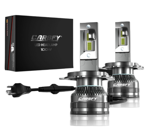 Carsfy 100W 10,000 Lumens 6000K LED Headlight / Fog Light Bulb Set (H8 / H11 / H16)