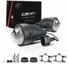 Carsfy CLP2010 2-Inch 100W 5500K Ultra-Compact LED Projector Fog Lamp Set for Cars