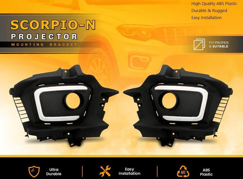 Mahindra Scorpio N Projector Fog Lamp Bracket Abs 3 Inch