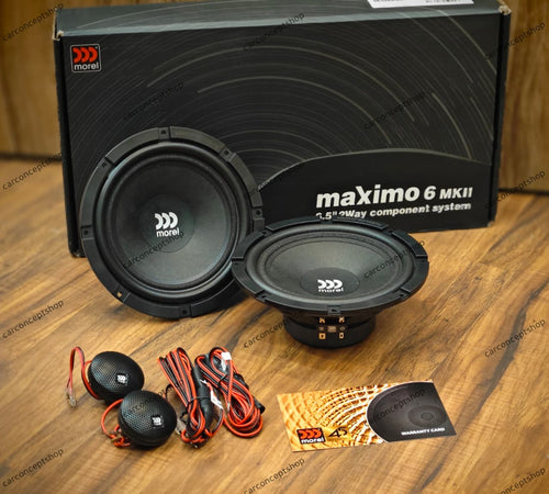 Morel Maximo 6 mkii 6.5” 2-Way Component Speaker With Inline Crossover
