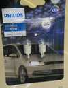 PHILIPS LED Bulbs, Pack of 2, White T-10 T10