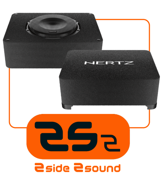 Hertz CBA 250 downfiring active bass enclosure