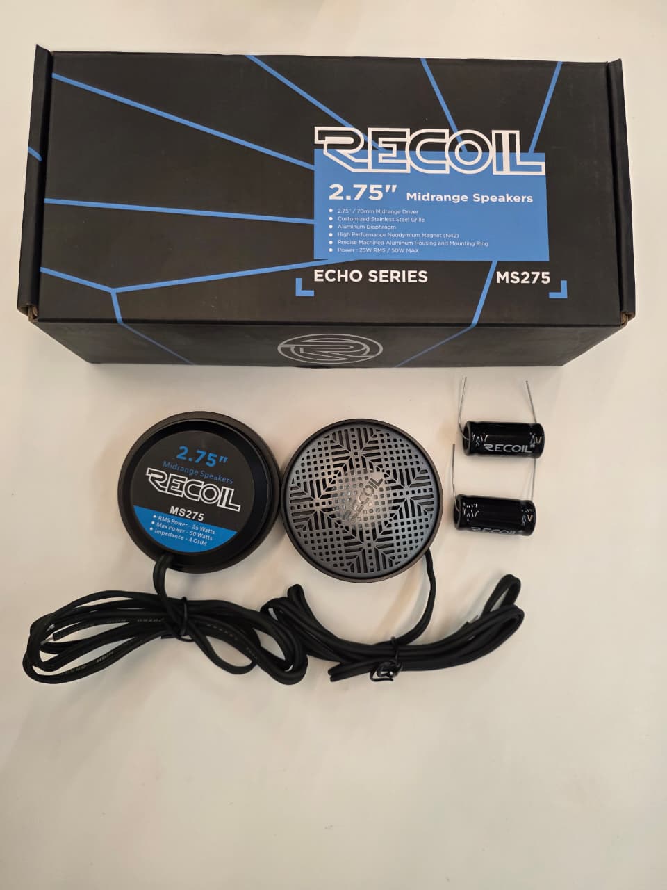 Recoil MS275 Echo Series 2.75" Dolby Atmos Headliner Speakers - 50W Max (Pair)