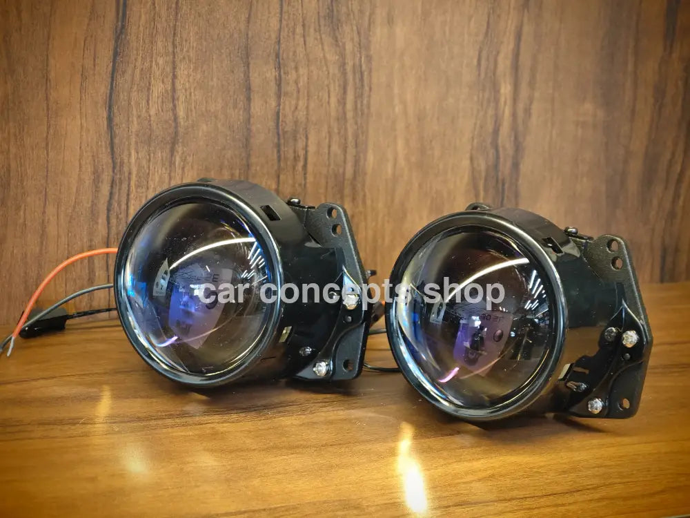 Aes Turbo Se 85 Watts Bi-Led Headlight Projector Rainbow Lens Aes Led