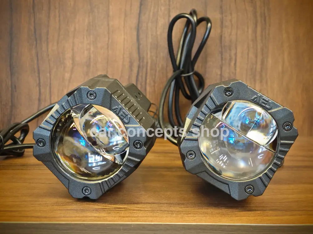 Aes Way Warrior Laser Projector 2 Inch Cube Blue Lens With High Beam Aes
