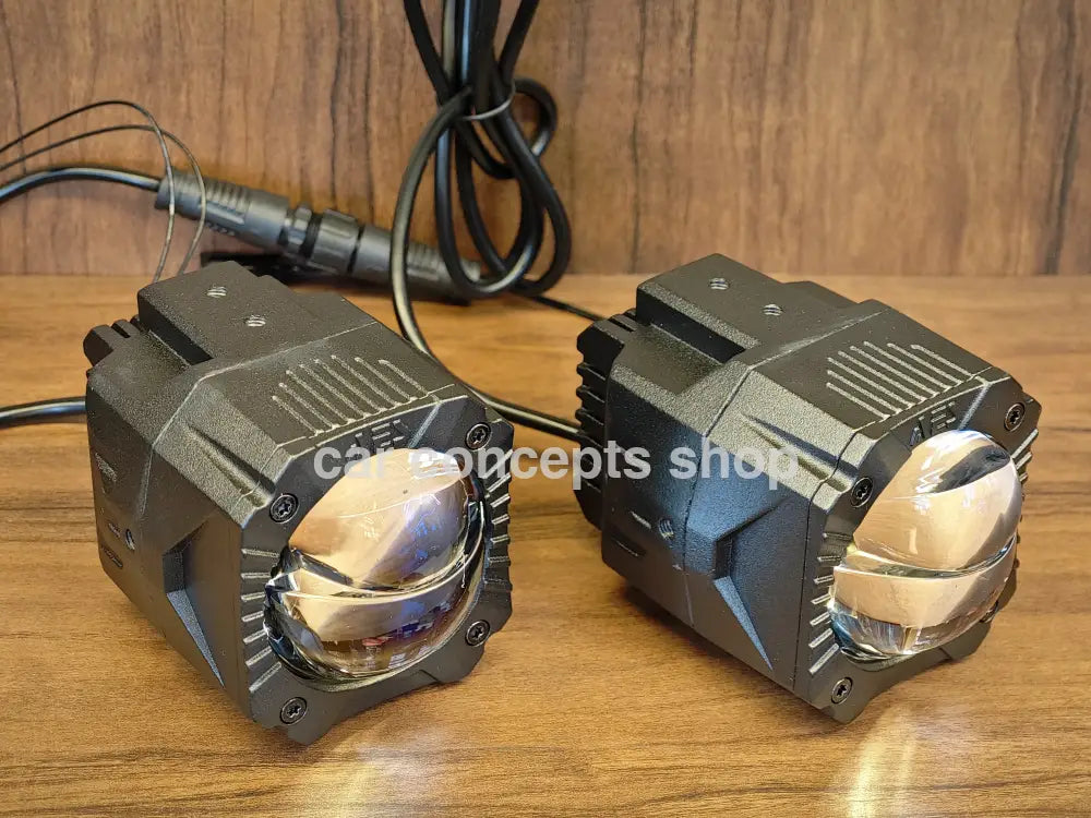 Aes Way Warrior Laser Projector 2 Inch Cube Blue Lens With High Beam Aes