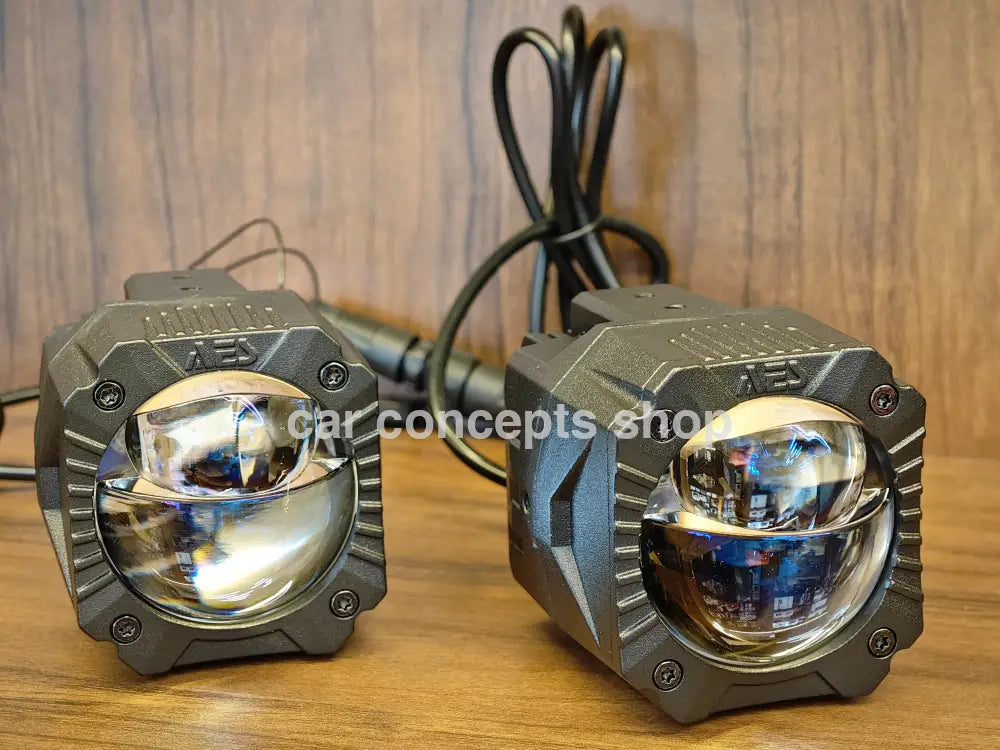 Aes Way Warrior Laser Projector 2 Inch Cube Blue Lens With High Beam Aes