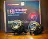AOZOOM FLP 3090 Bi-LED 3 Inch Blue Lens Fog Projector | 70W Hi/Lo Beam | 5700K White Light | CANBUS Built-In