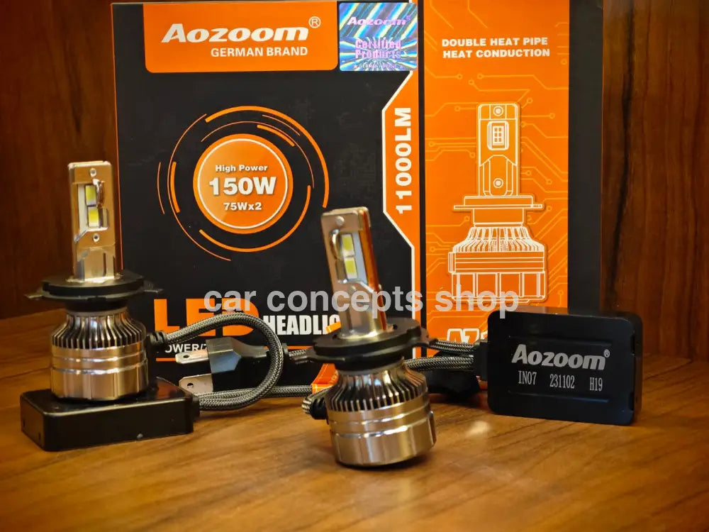 Aozoom German Brand 150 Watt Led Headlamps Az1505 Lights