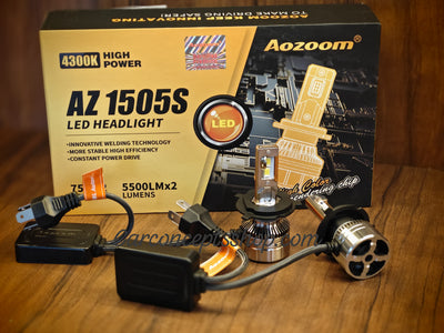 AOZOOM 150 Watt LED Headlamps Az1505-s 4300k
