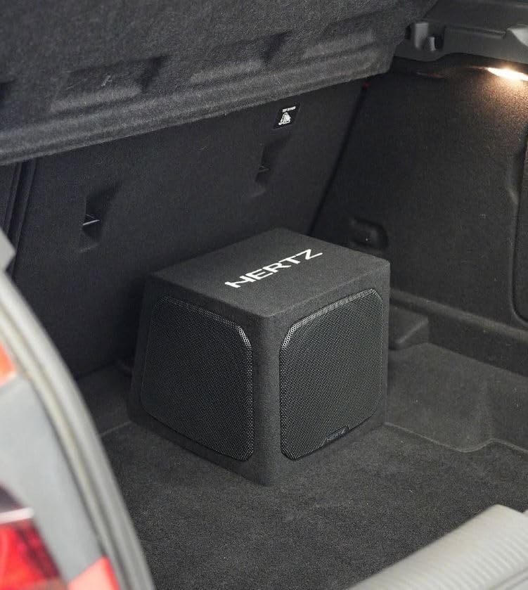 Hertz DBA 201 Active Subwoofer Box-Dual Passive Radiators