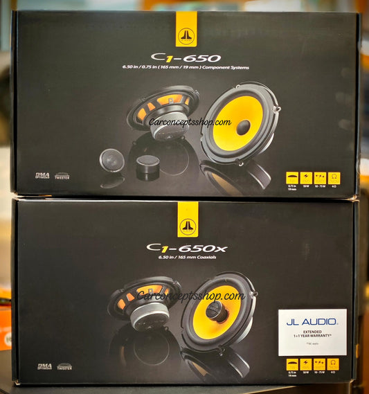 jl audio c1 650 component and coaxial speaker