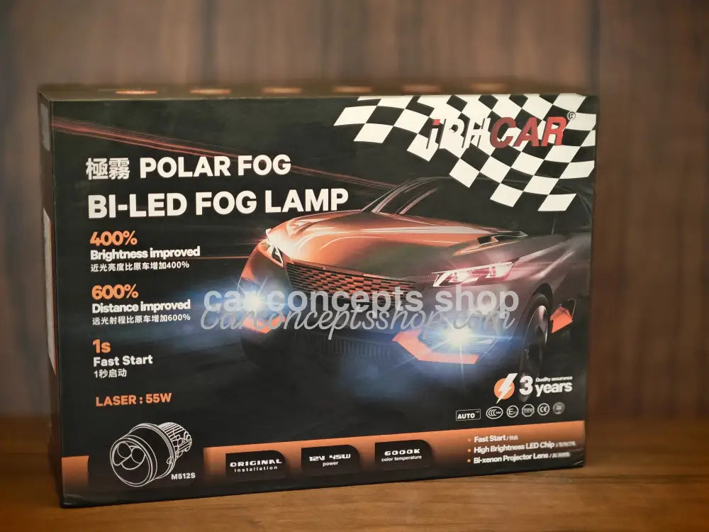 iph polar fog bi led projector fog lamp bi-focal 3 inch M512S IPH M 512S