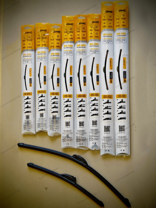Dhc maxvision frameless flexible wiper blades for all cars