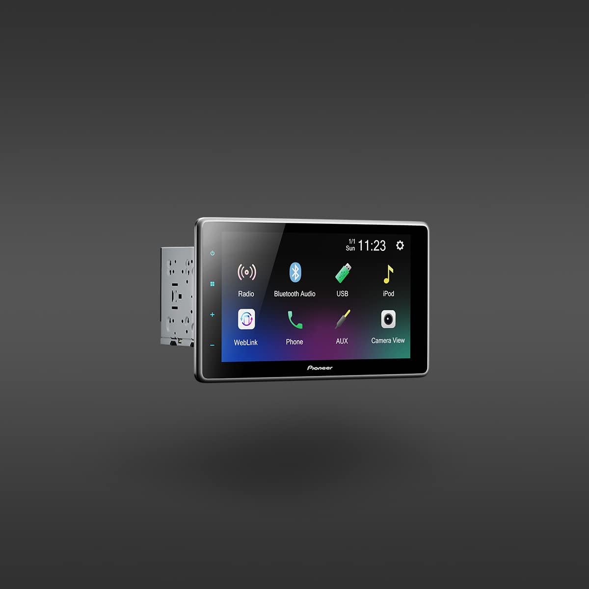 Pioneer DMH-AF555BT 9" Large Capacitive Touch Screen & Seamless Smartphone Mirroring with WebLink® Cast