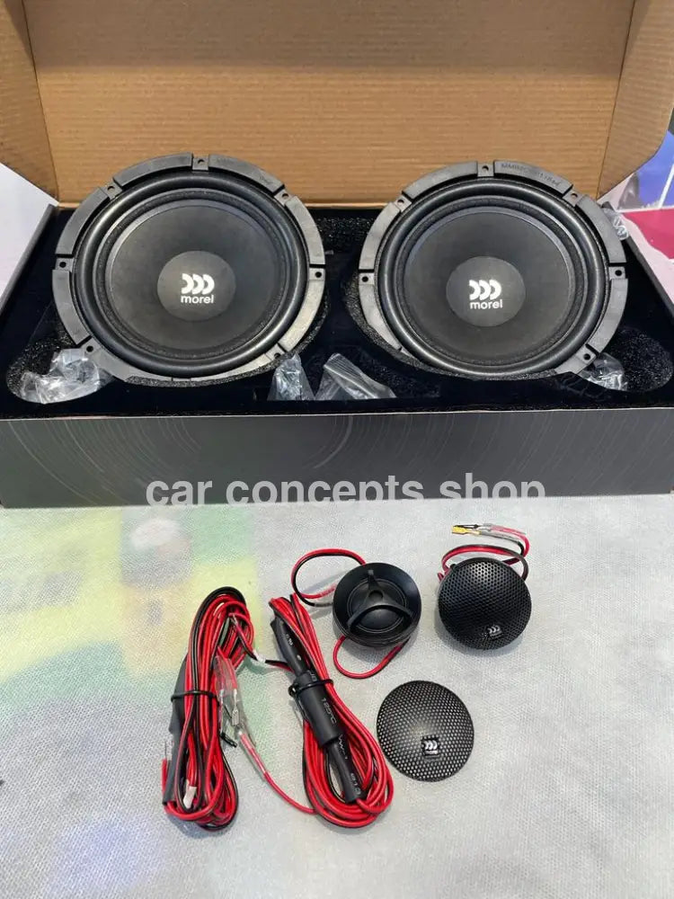 Morel Maximo 6 Mk 2 6.5” 2-Way Component Speaker With Inline Crossover Car Component Speakers