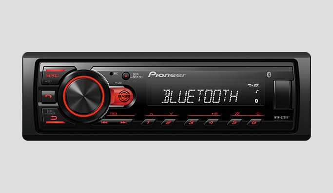 Pioneer MVH-S239BT single din car multimedia player