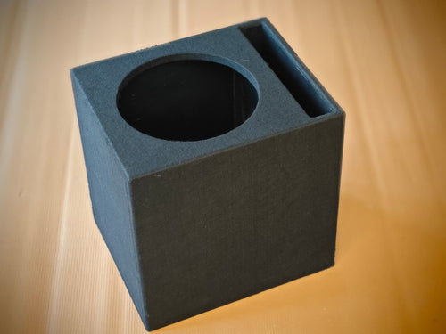 Elite Series 12" Custom Carpet L-Port Subwoofer Enclosure | Heavy-Duty 18mm MDF | Precision Tuned @ 33Hz