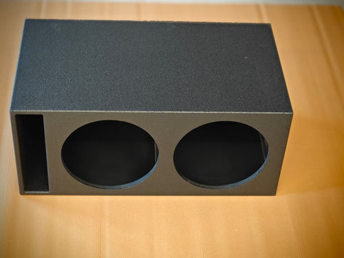 Pro-Series Dual 12" Custom Textured L-Port Subwoofer Enclosure | Heavy-Duty 18mm MDF | Precision Tuned @ 34Hz