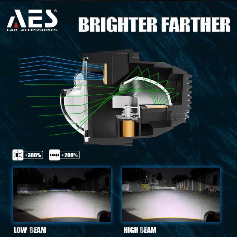 AES FX 3 Double Laser Bi-Led Fog Projector