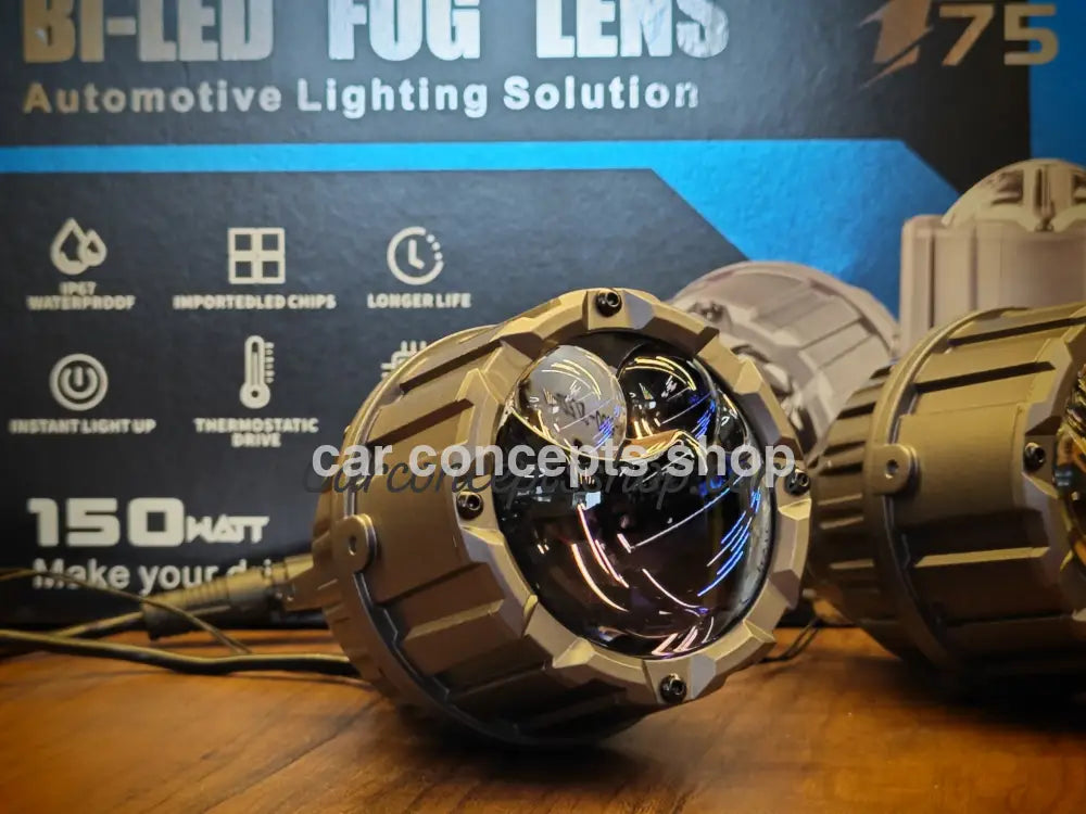 Ups Way Maker F75 Bi-Led Projector Fog Lens 150W 6000K Waymaker F75