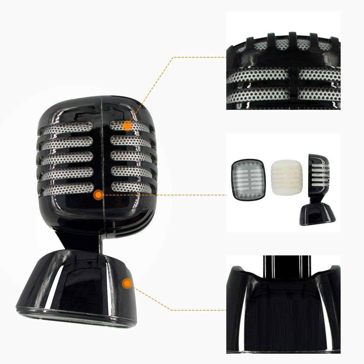 Airpro Mic Man Black Perfume car freshener Velvet Musk Fragrance