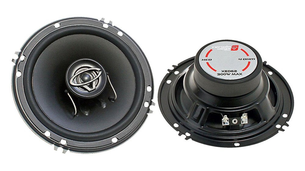 CERWIN-VEGA MOBILE 2-Way Coaxial Speaker Set (XED62 XED, 6.5-Inch, 300 Watts Max)