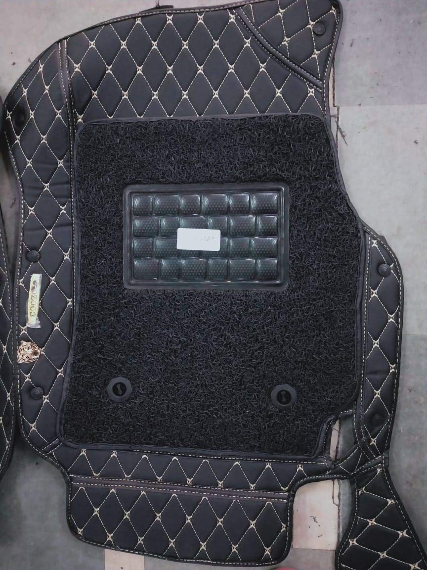 COOZO 7D Vinyl Car Mats Compatible with HYUNDAI CRETA BLACK