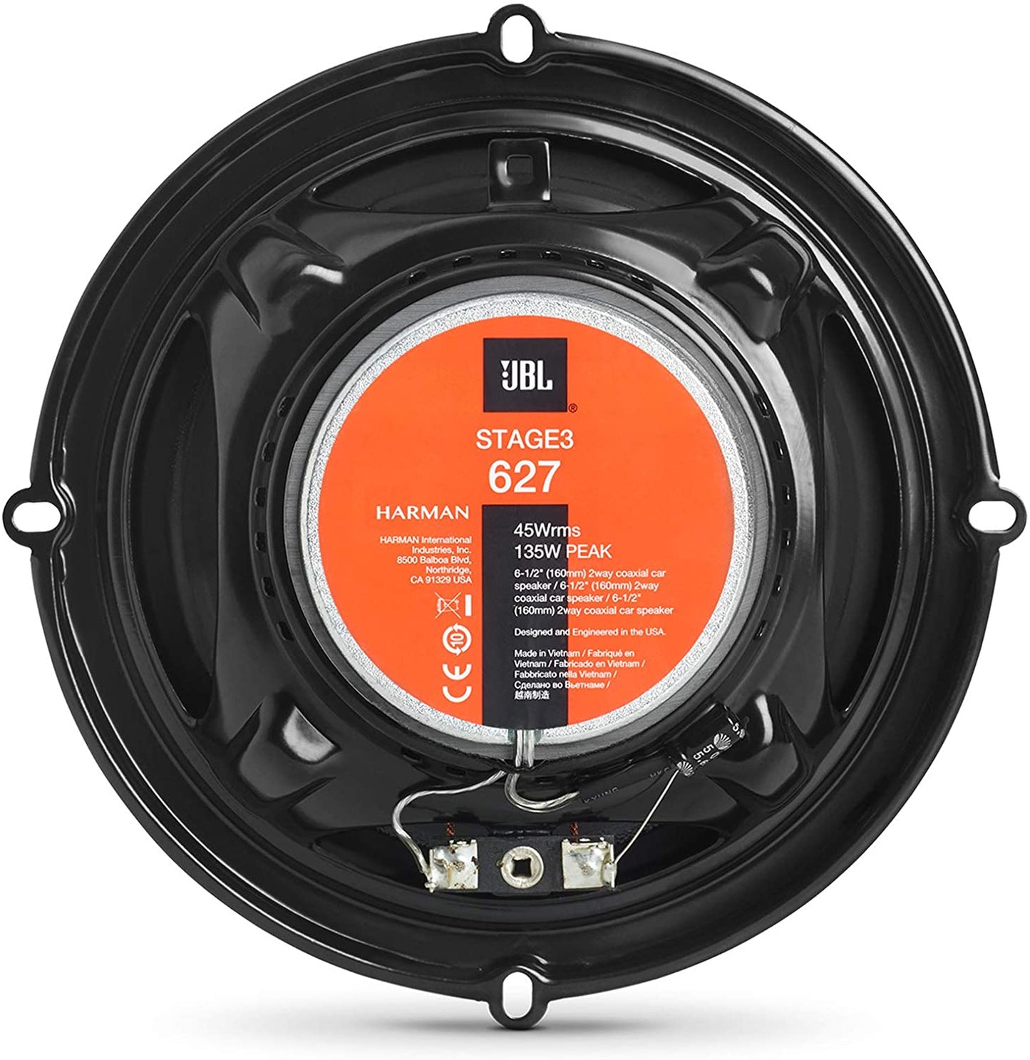 JBL Stage 3627 - 6.5” Two-way car audio speaker