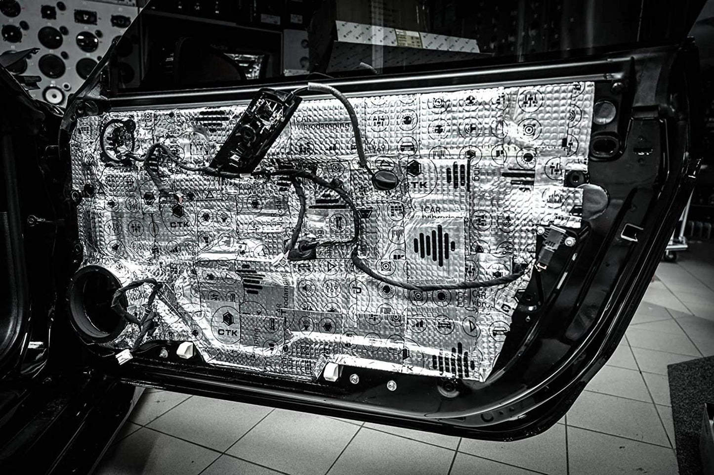 CTK Car Sound Deadening/Damping Sheet -1.80mm(500 * 750) - 12 Sheets.