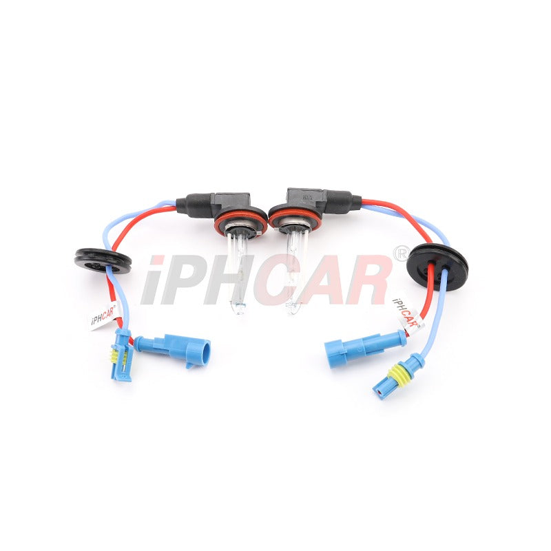 iphcar H8 H11 L-SHAPE SPECIAL HID BULB 5500-KELVIN 2 PCS