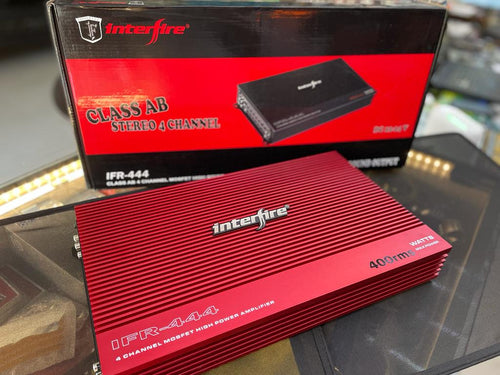 INTERFIRE IFR_444 100W RMS X 4 CHANNEL AMPLIFIER CLASS A