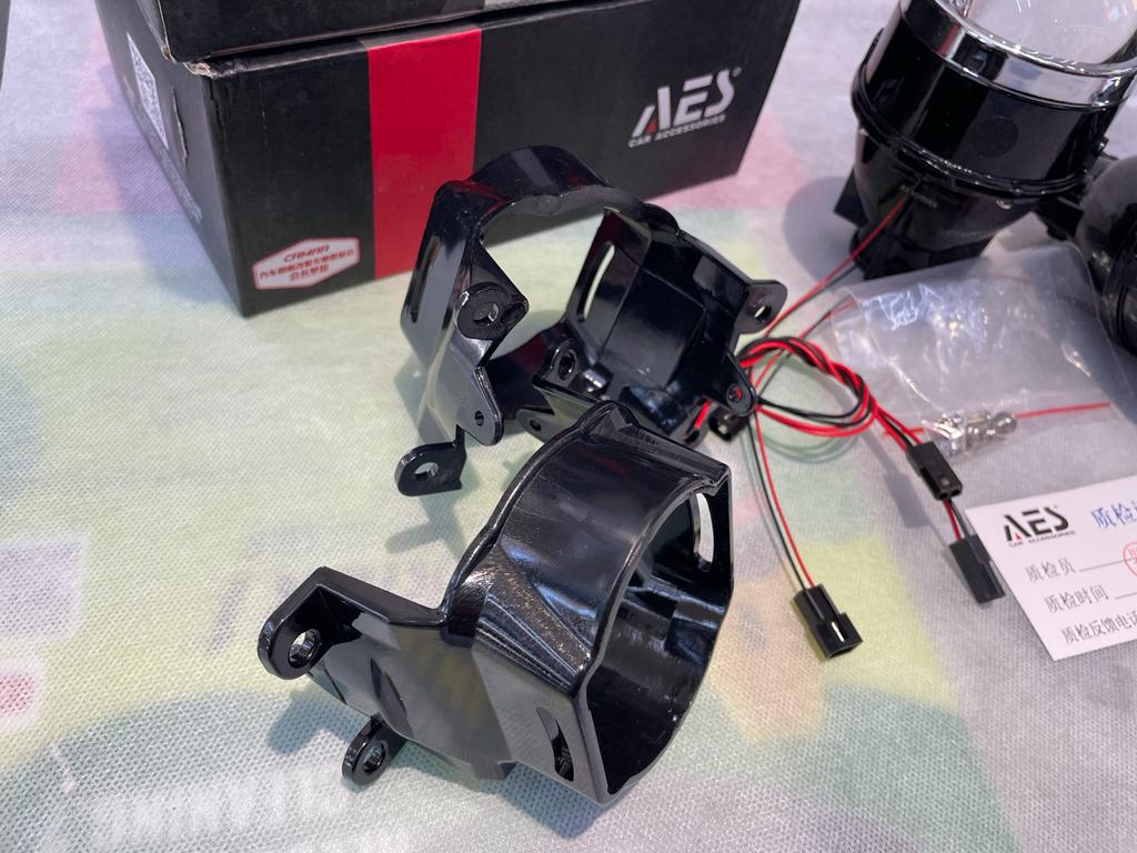 aes H8-H11 clear lens bi xenon fog projector with hi & low beam
