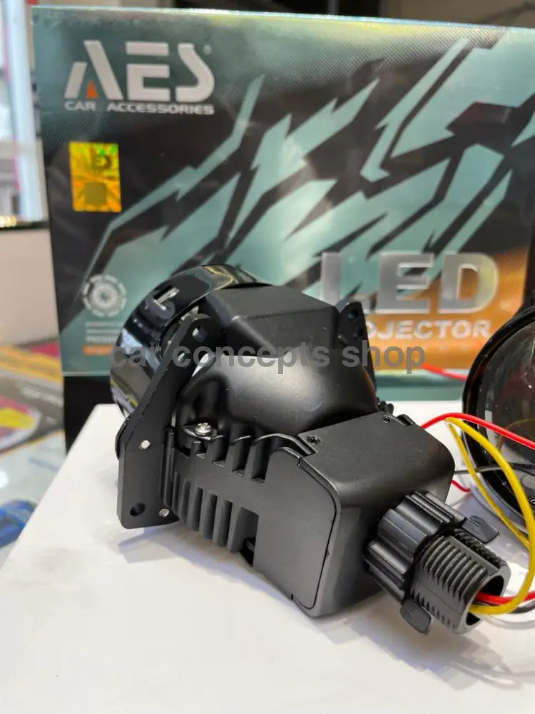 Aes 3 Inch Quattro Lens Headlamp Projector 6000K Dual Headlight