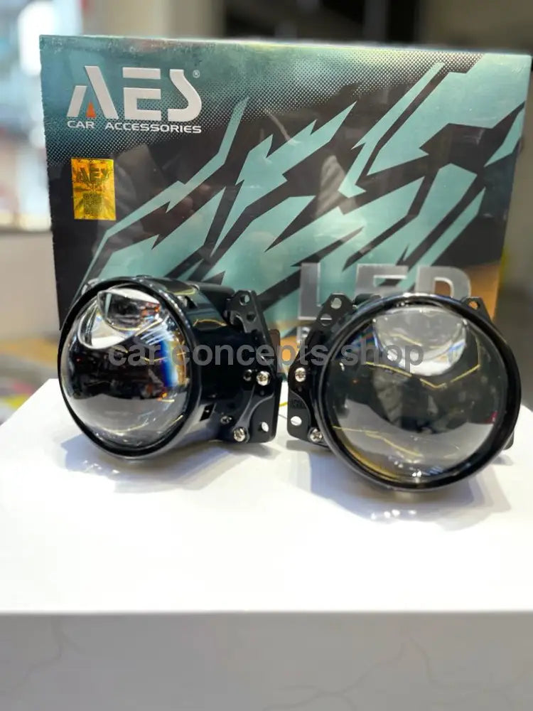 Aes 3 Inch Quattro Lens Headlamp Projector 6000K Dual Headlight