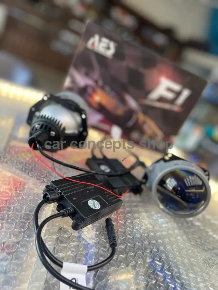 Aes F1 Bi Led Headlight Laser Projector 3.0 Inch Blue Lens