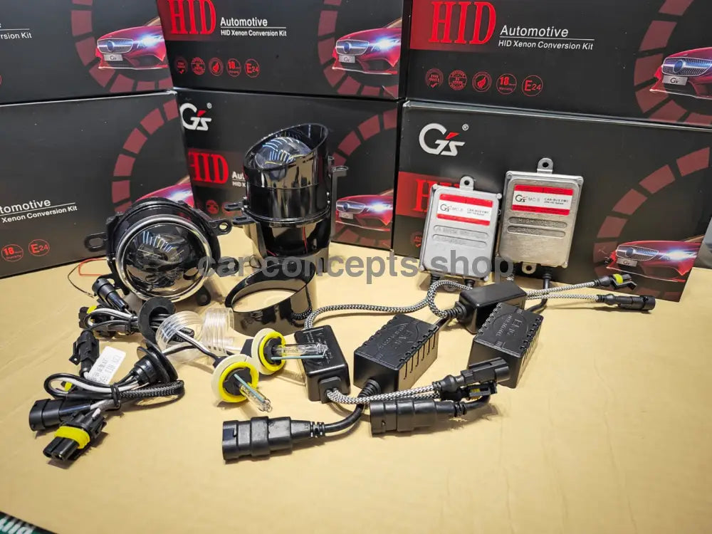 Aes Gs Mc-5 Dual Canbus Hid Kit With Iph M612 3 Inch Fog Projector 4300K / Toyota