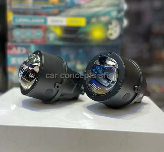 Aes Q8 50W 3 Inch Blue Quattro Lens Fog Projector 5500K & 3000K