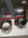 AES Turbo Bi-led Projector Lens 3 Inch Blue