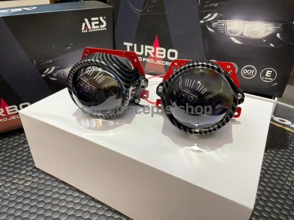 Aes Turbo Bi-Led Projector Lens 3 Inch Blue
