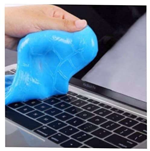 Super Clean Gel for Removing dust of Car Accessories, Keyboard, Laptops etc,Color Blue, Weight 160 Gram pack of 2