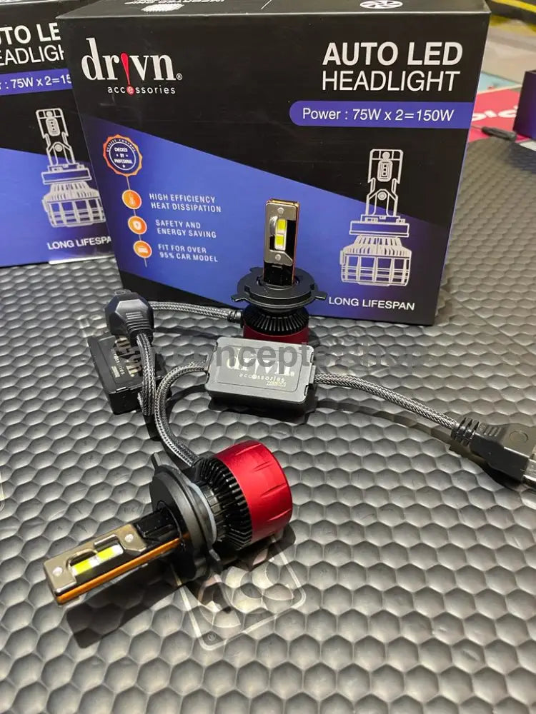 Drivn Auto Led Headlight Bulbs 150W Drivn Bulb