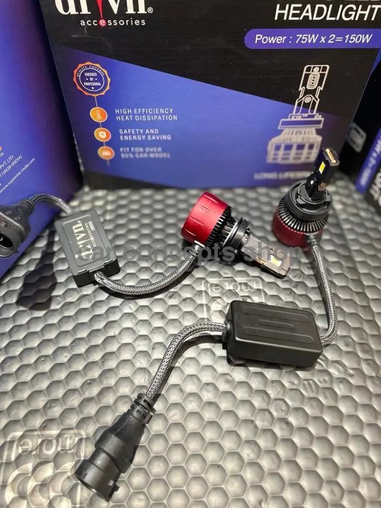 Drivn Auto Led Headlight Bulbs 150W Drivn Bulb