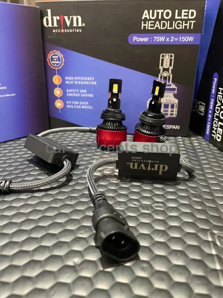 Drivn Auto Led Headlight Bulbs 150W Drivn Bulb