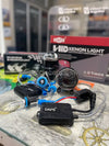 IPHCAR Bi Xenon 3.0 Blue Lens Flatbottom Fog Projector With Daps Hid Kit